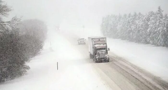 Protecting flatbed cargo from lake-effect snow and freezing rain